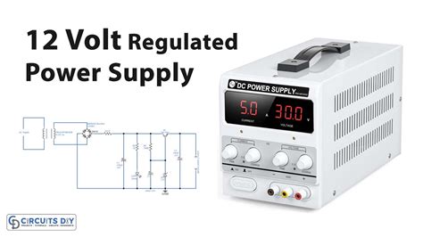 12 Volt Regulated Power Supply Circuit Using Zener Diode