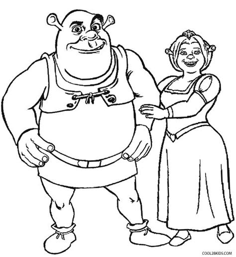 Desenhos De Shrek Para Colorir Páginas Para Impressão Grátis