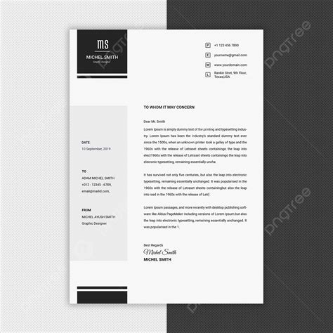 Simple Letterhead Design Template Template Download On Pngtree