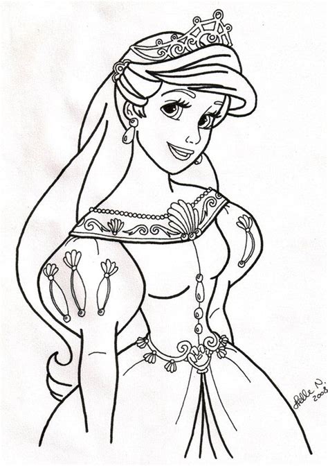 Wonderfull Ariel By Hellenielsen82 On Deviantart Princess Coloring