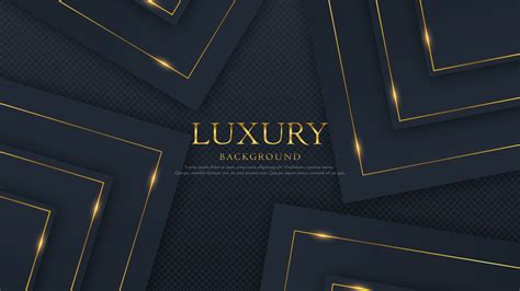 Black And Golden Lines Abstract Background Gold Light Luxury Design