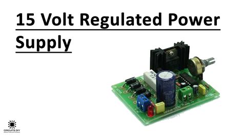 15 Volt 3a Regulated Power Supply Circuit Using Lm1084 Ic