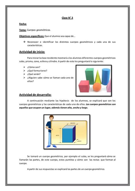 Secuencia didáctica matemática geometría PDF