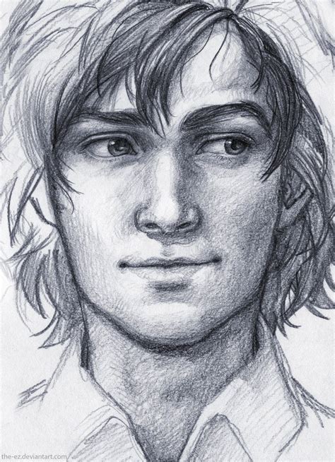 Easy techniques for drawing people, animals, flowers and… by carrie stuart parks paperback $19.76. realistic guy drawing - Google Search | Male face drawing, Pencil sketches of faces