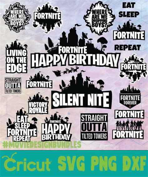 Free Fortnite Birthday Svg Free PNG DXF EPS Preview Birthday Cut