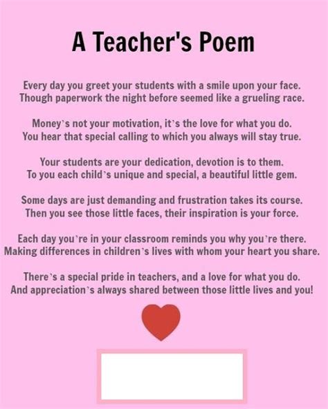 Poem For Teachers Day Celebration Thank You Poem For Teachers Poem On