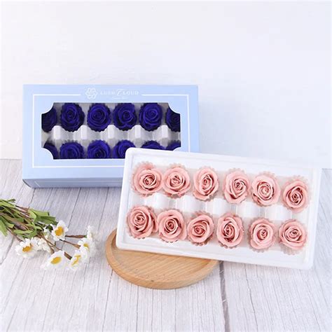 Wholesale Preserved Flowers Plants Preserved Roses Head Natural