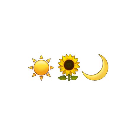 Sunflower Emoji Aesthetic