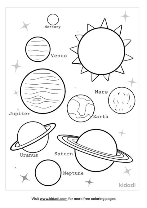 Solar System Worksheets For Kinder Design Talk