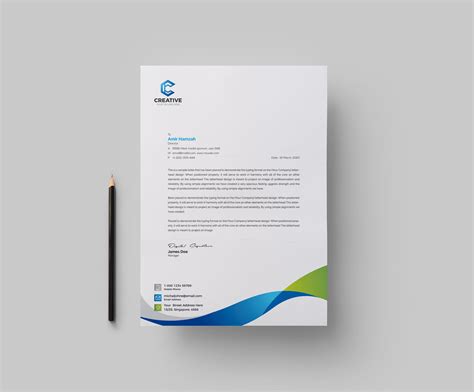 Creative Corporate Letterhead Design Template Graphic Templates