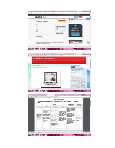 EJEMPLOS DE SECUENCIAS DIDACTICAS PDF