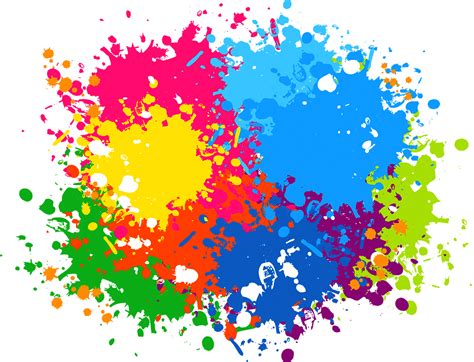 Splash Euclidean Vector Color Paint Splash Png Download 1200917