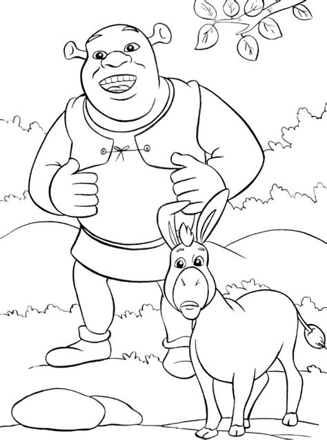 Desenhos De Shrek Para Colorir 100 Desenhos Para Colorir