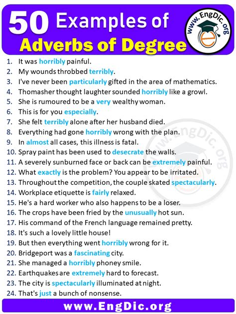 Examples Of Adverbs Of Degree Hot Sex Picture