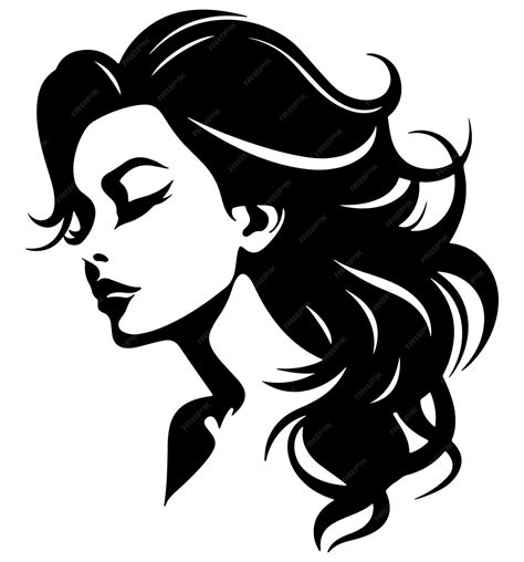 Premium Vector Woman Vector Woman Face Silhouette Vector Woman Head