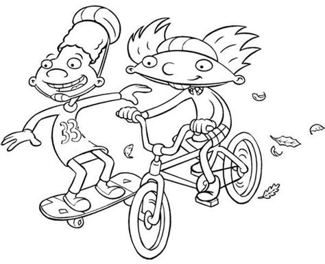 Hey Arnold Coloring Pages Best Coloring Pages For Kids Coloring