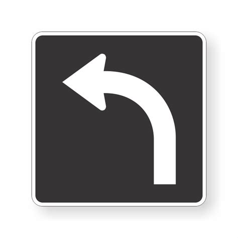 Left Turn Only Sign