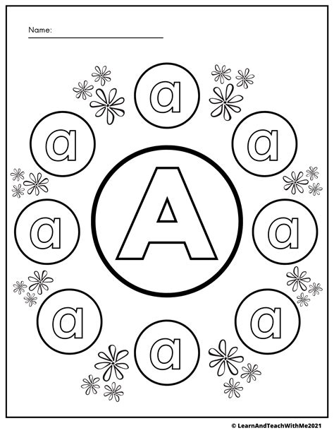 Coloring Pages For Alphabet Letters