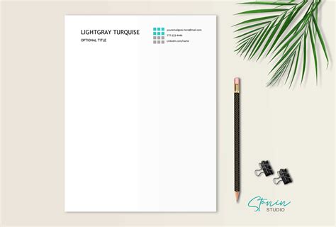 Business Letterhead Design Custom Letterhead Template For Word