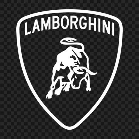 Lamborghini White Logo PNG IMG Citypng