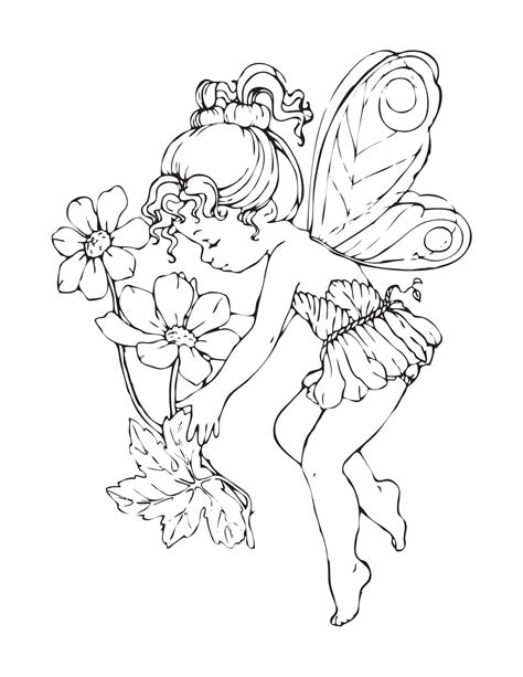 Printable Fairy Coloring Pages For Adults At Getdrawings Free Download