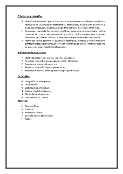 Secuencia didáctica matemática geometría PDF