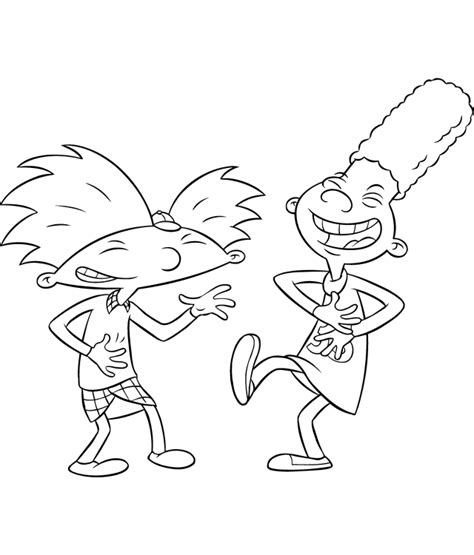 Hey Arnold Coloring Pages Best Coloring Pages For Kids Cartoon