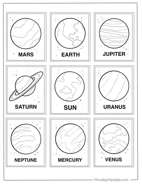 Solar System Activity Sheets