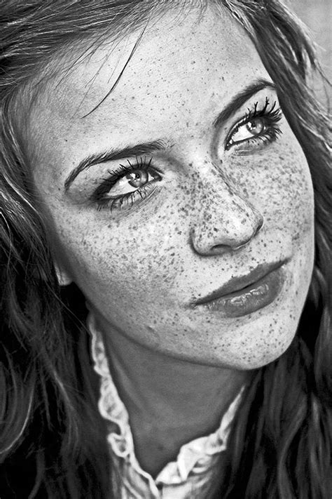 Realistic pencil portrait mastery discover the secrets of drawing realistic pencil portraits. Beautiful freckle-face pencil portrait drawing. | Realistic pencil drawings, Pencil portrait ...