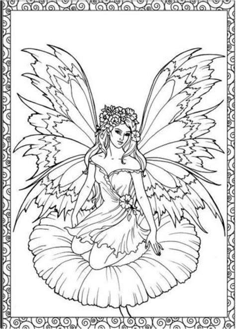 57 Fairy Coloring Sheets For Adults Fieltros Patiki