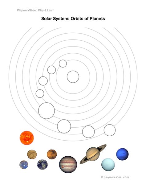 Solar System Planets Worksheet Free Printable Pdf For Kids