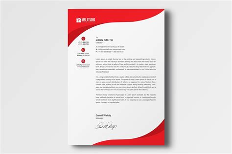 Premium Corporate Letterhead Letterhead Design Letterhead