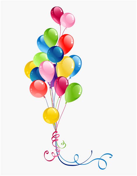 Happy Birthday Balloons Png Clip Art Library