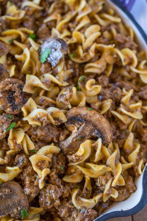 Ground Pot Roast Pasta is an EASY dinner made with ground ...