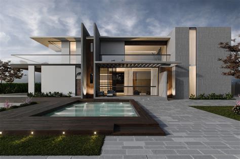 Modern Villa Exterior 3d Visualization House Exterior Other By