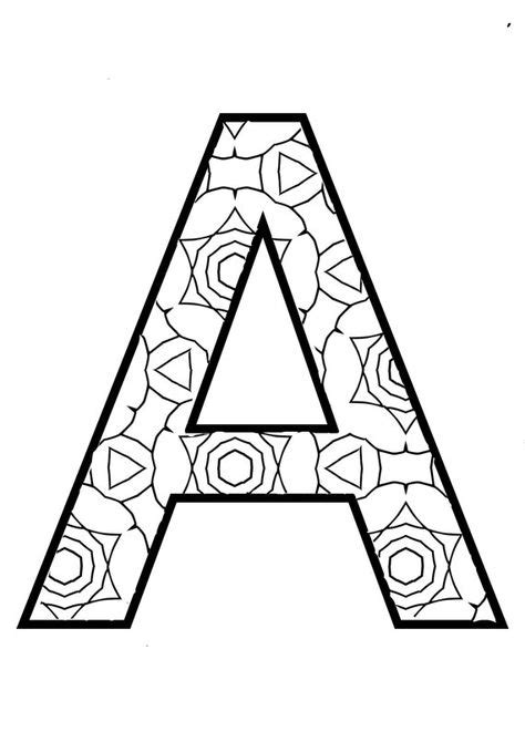 The Full Alphabet Coloring Pages Alphabet Coloring Pages Alphabet