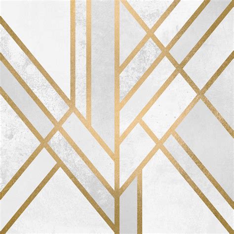 Art Deco Geometry II By Elisabeth Fredriksson Abstract Art Prints