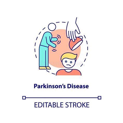 Parkinson Disease Concept Icon Stock Vector Illustration Of Medicine