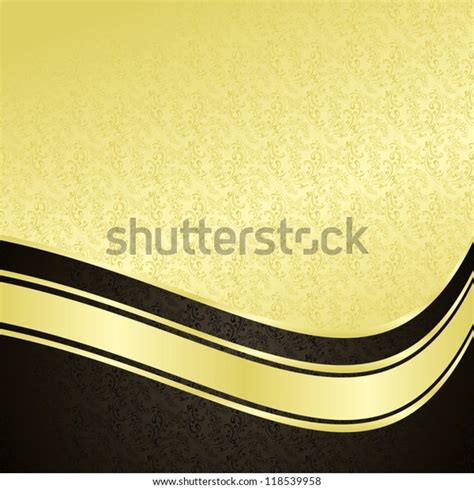 Luxury Background Gold Black Stock Vector Royalty Free 118539958