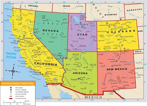 Map Of Us Western States Map