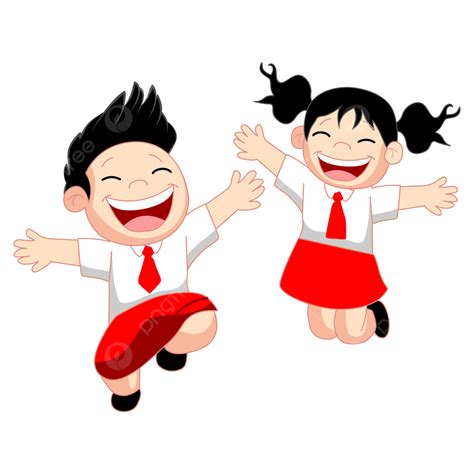 Gambar Sekolah Kartun Sd Png Gambar Anak Sekolah Png Transparent