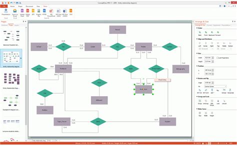 Entity Relationship Diagram Symbols Professional Erd Drawing For Er