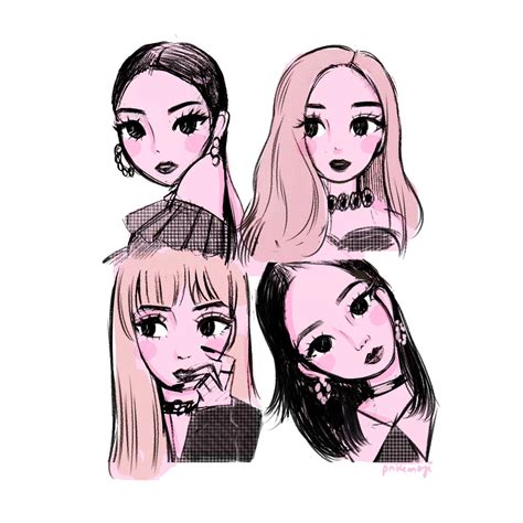 Tổng hợp 48 blackpink drawing chibi Thptlehongphong edu vn