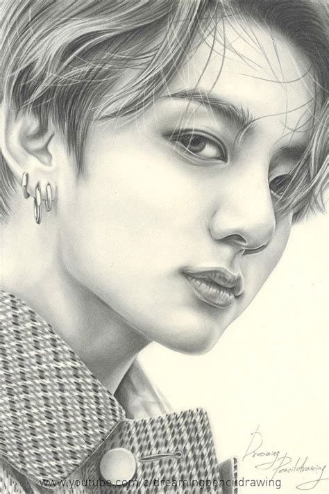 Youtube👉🏻my Profile Check Pl 4th Jung Jungkookart Drawing In 2020