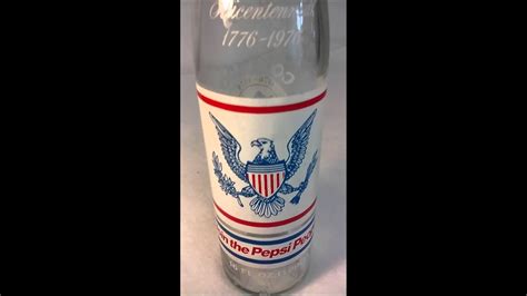 Collectors guide with updated 2006/2007 values! 1976 Pepsi Cola collectors bottle - YouTube