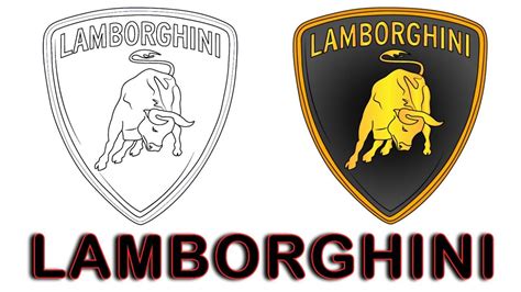 Lamborghini Bull Logo Drawing