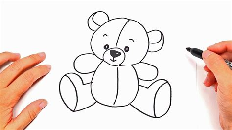 How To Draw A Teddy Bear Step By Step Drawings Tutorials Youtube