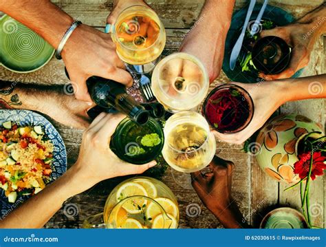 Food Beverage Party Meal Drink Concept Stock Image Image Of Party