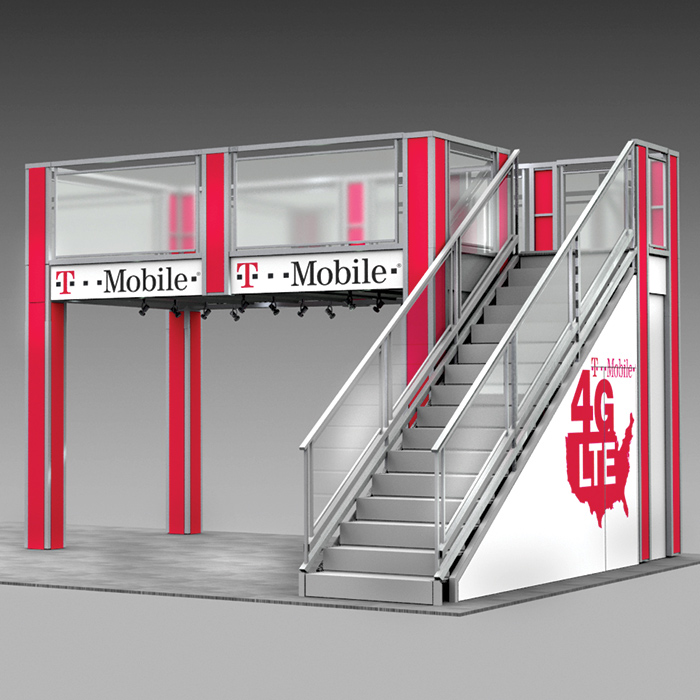 Multi Level Double Decker Booth Rental SI2030