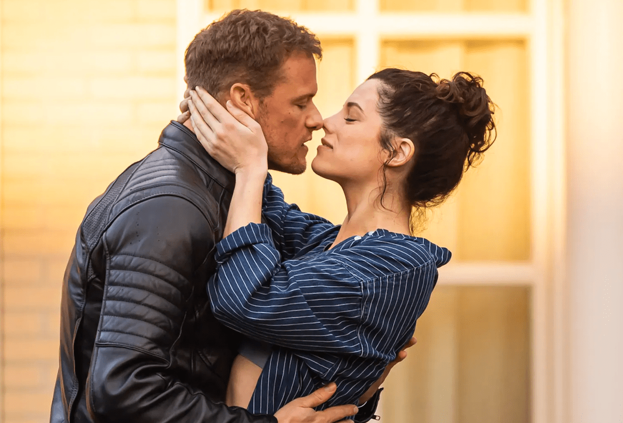 sam heughan the couple next door trailer release date starz